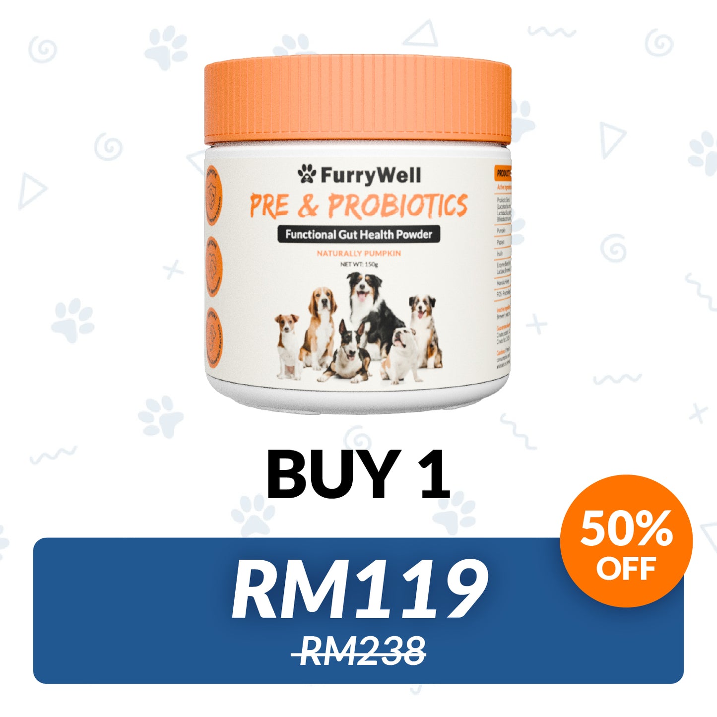 FurryWell | Pre & Probiotics
