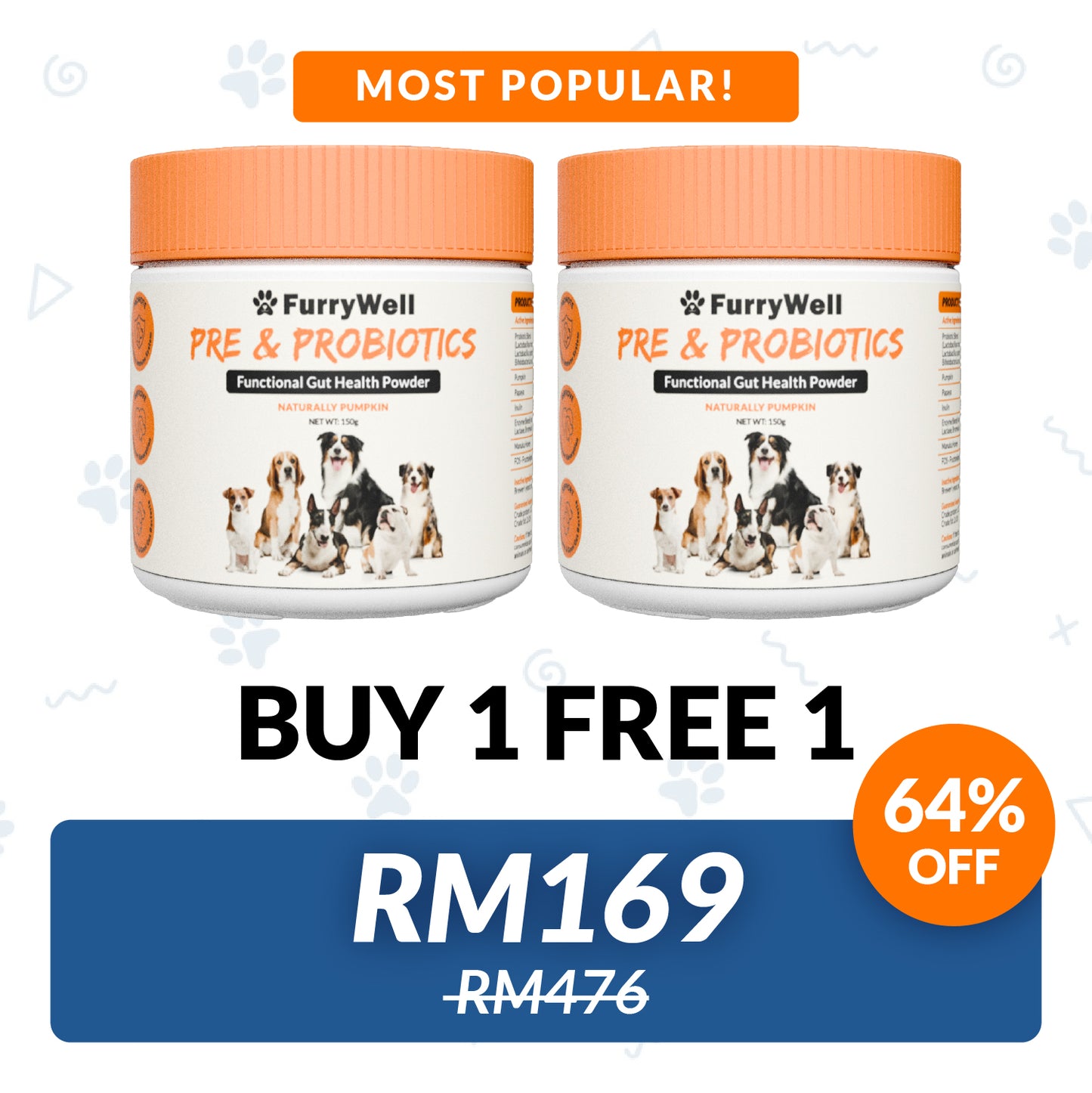 FurryWell | Pre & Probiotics